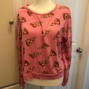 Pink Pizza Slice Sweatshirt